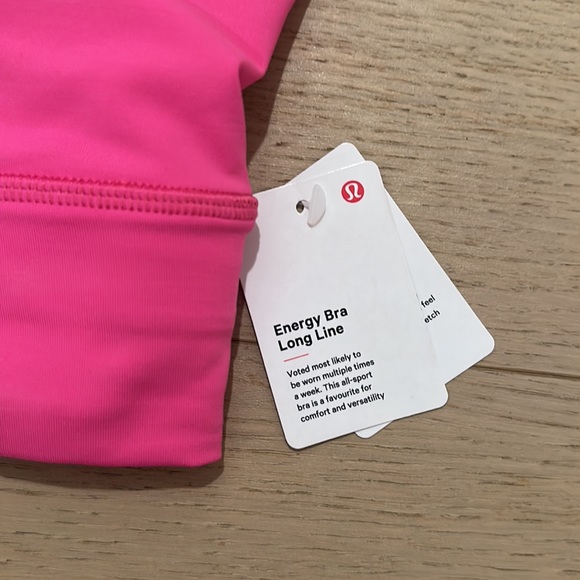 NOT AVAIL NWT LULULEMON energy bra long line size 4 - Picture 4 of 7